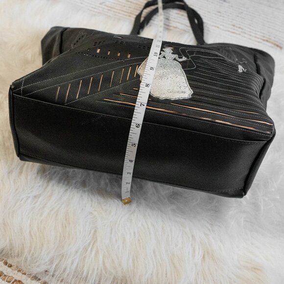Disney x Danielle Nicole Cinderella Castle Tote Bag | Black Fairytale Purse - Picture 12 of 13